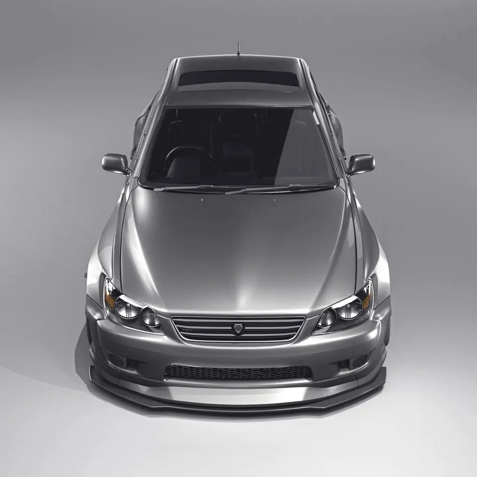 Сплиттер комплект для KFDteam AERO Kit TYPE2 Lexus IS200 IS300 Toyota Altezza GXE10 SXE10 1998 — 2005